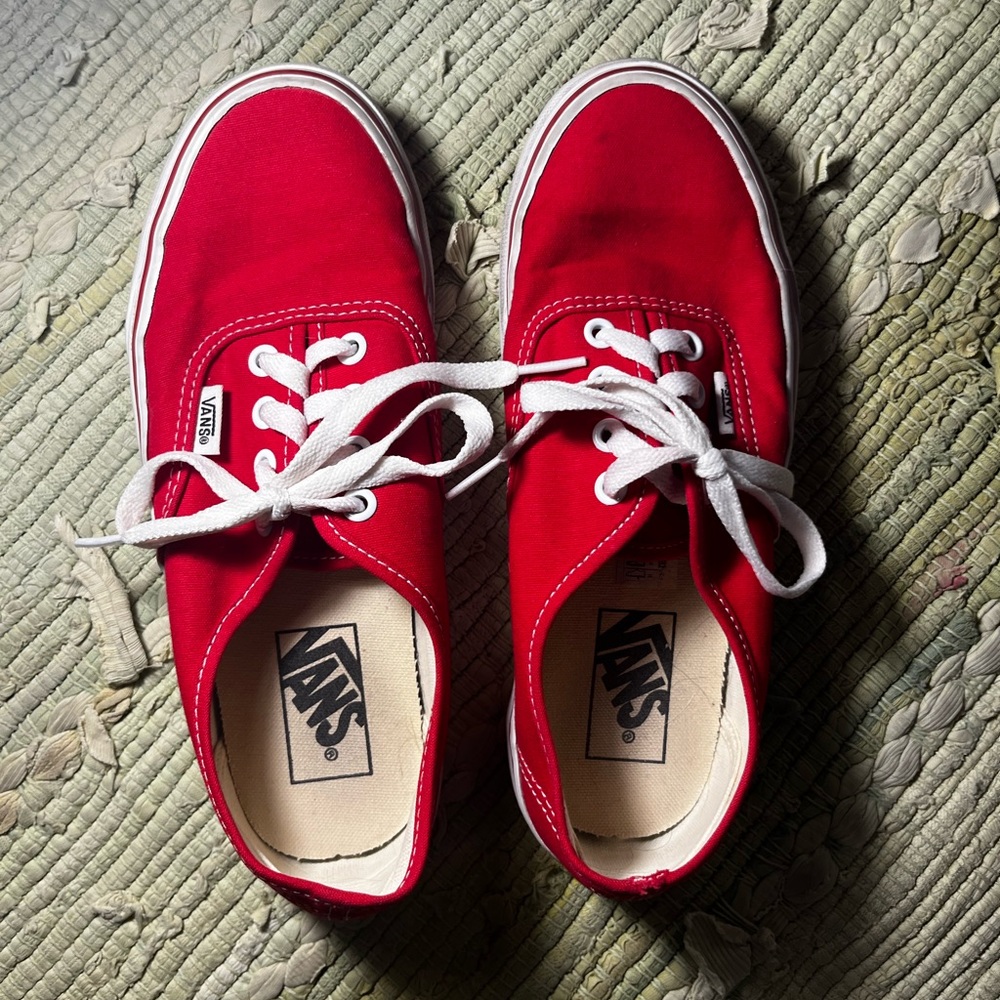 Red classic vans